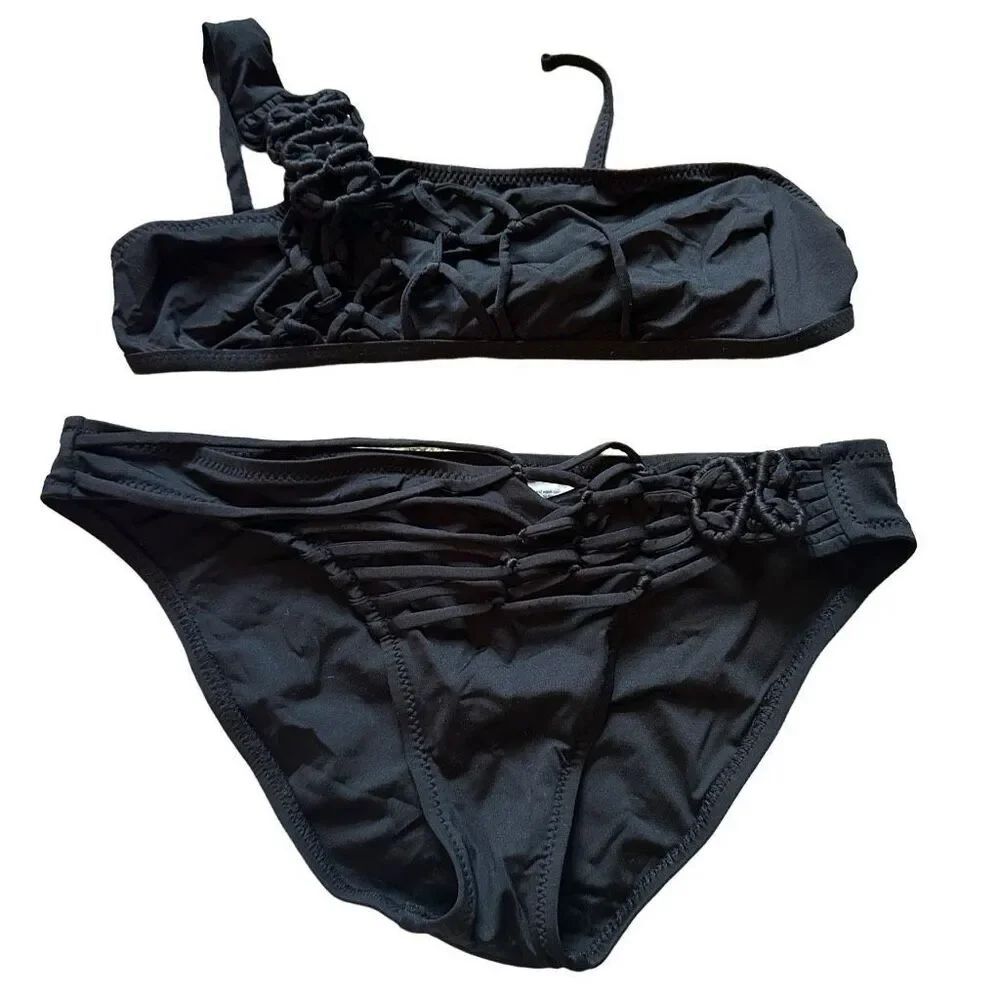 Becca black bikini set- size M